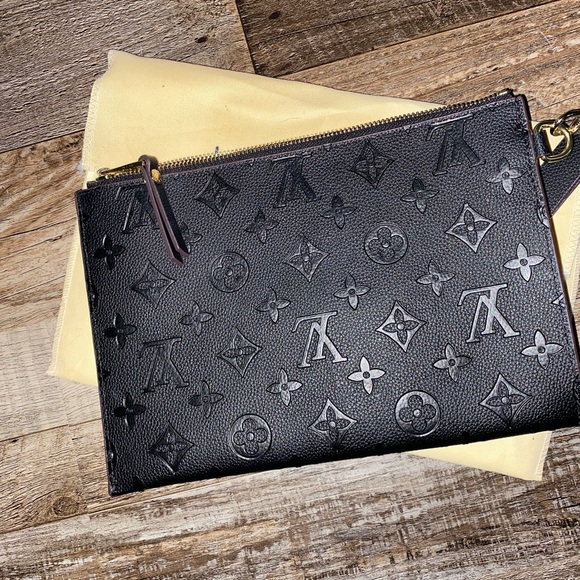 Black Monogram Clutch - Picture 4 of 4